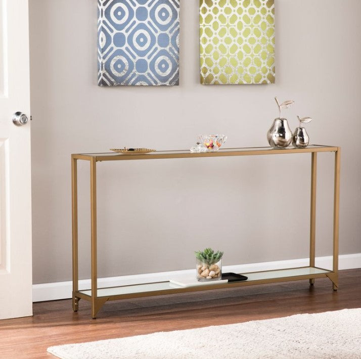 Berton Narrow Metal Console