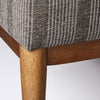 Howell Upholstered Accent Chair with Wood Base