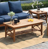 Abbington Natural Teak Wood Outdoor Coffee Table