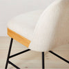 2pk Sepulveda Mixed Material Dining Chairs Ivory/Natural