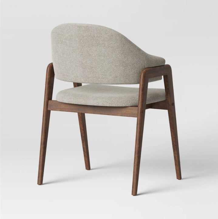 Ingleside Open Back Upholstered Wood Frame Dining Chair