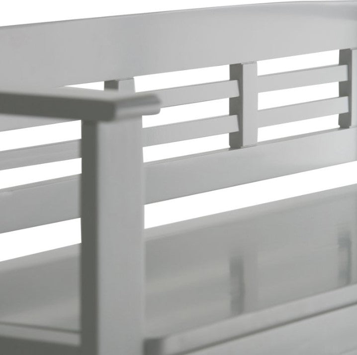 48" Chandler Solid Wood Entryway Storage Bench