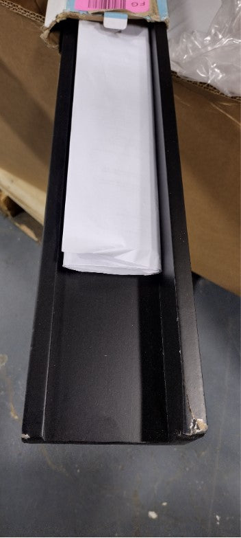 2" H x 36" W x 4" D Black Alice-Mae Picture Ledge Wall Shelf