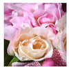 12 in. Artificial with Roses and Orchids Bundle