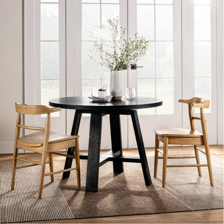 2pk Kaysville Curved Back Wood Dining Chair