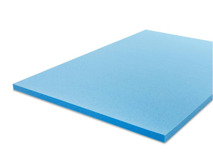 2 in. Medium No Pocket Gel Memory Foam Twin XL Mattress Topper