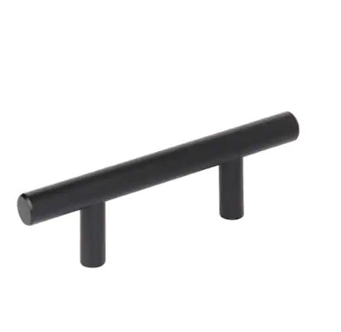 Bar Pulls 2-1/2 in. (64 mm) Matte Black Cabinet Drawer Pull (10-Pack)