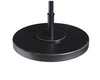 64 in. Oil Rubbed Bronze Floor Lamp with Arc Design and Luxurious Natural Linen Drum Shade