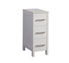 12 in. W x 18 in. D x 33.5 in. H Bath Vanity Side Cabinet Only in White CL420