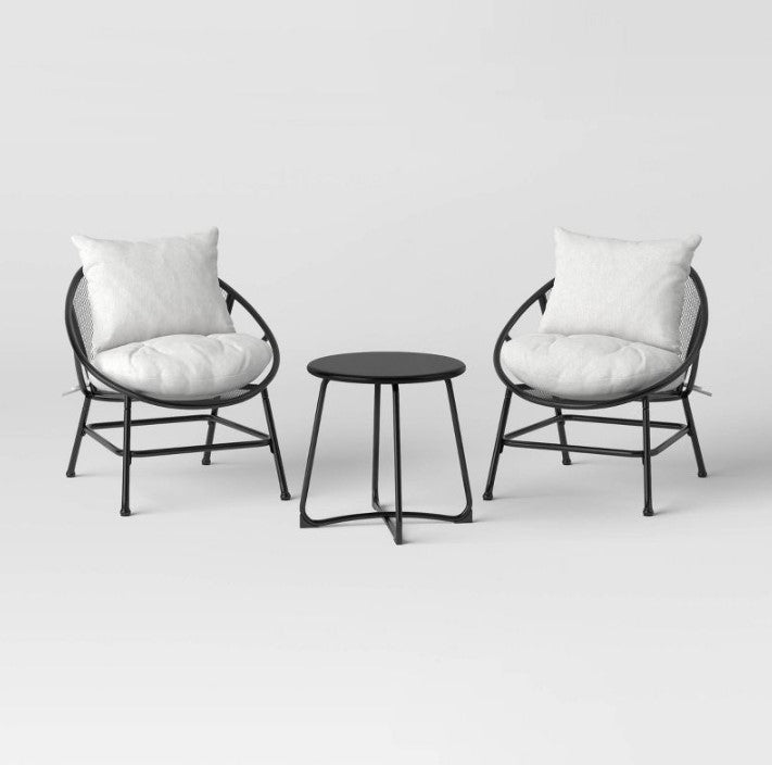 3pc Metal Mesh Small Space Set