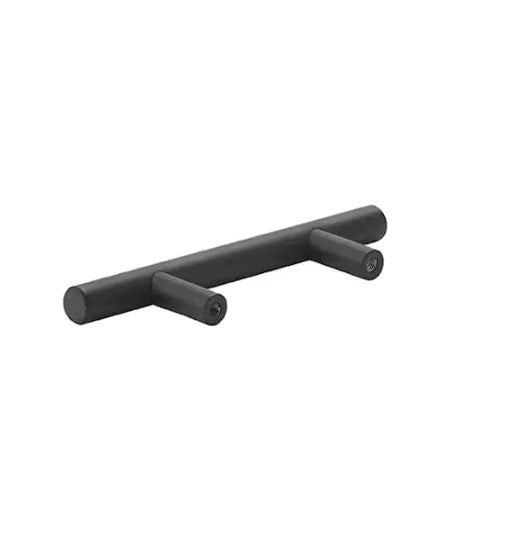Bar Pulls 2-1/2 in. (64 mm) Matte Black Cabinet Drawer Pull (10-Pack)