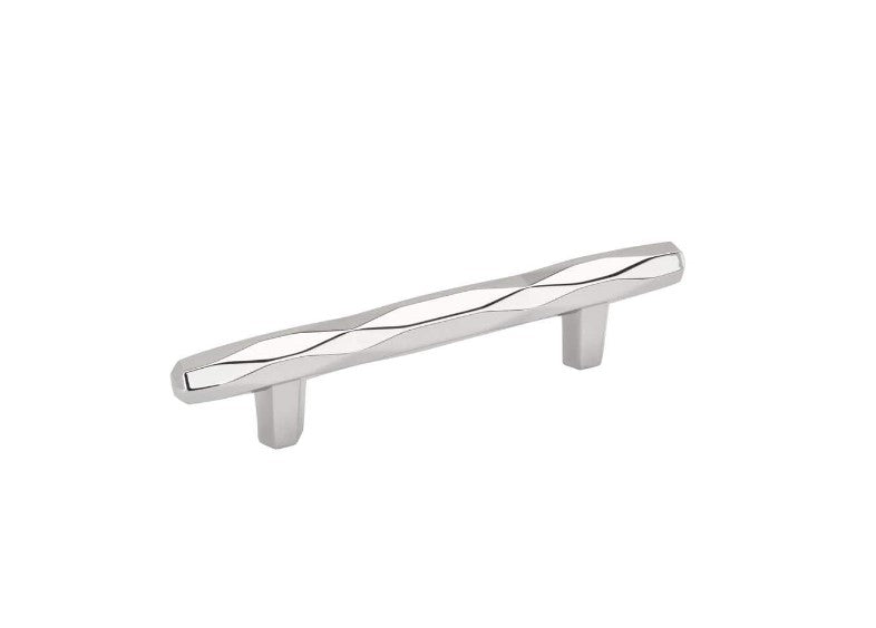 St. Vincent 3-3/4 in. (96 mm.) Center-to-Center Polished Chrome Cabinet Drawer Pull, (Set of 10)