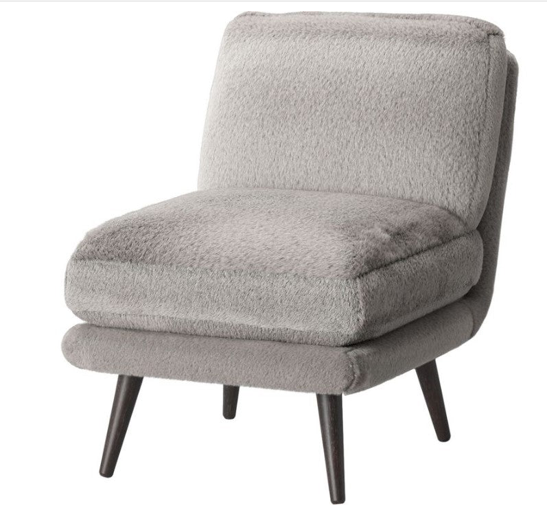 Harper Faux Fur Slipper Chair