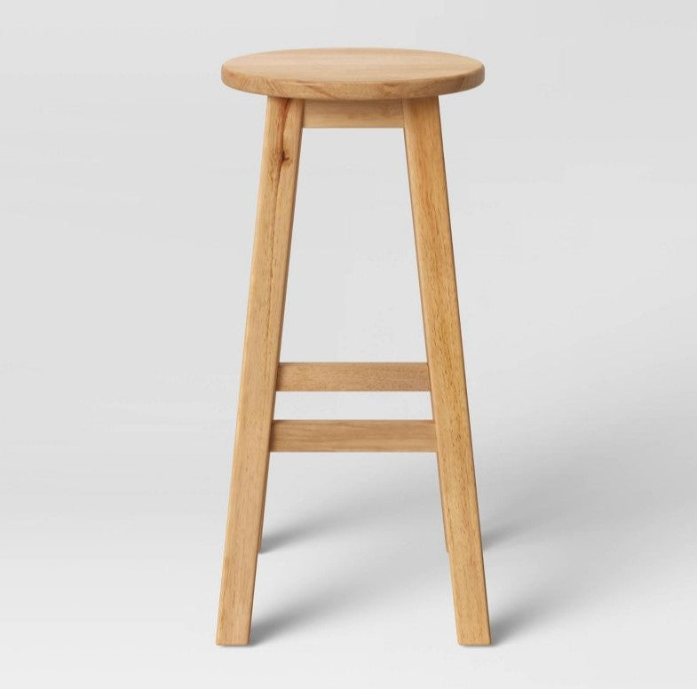 Basic Wood Counter Height Stool