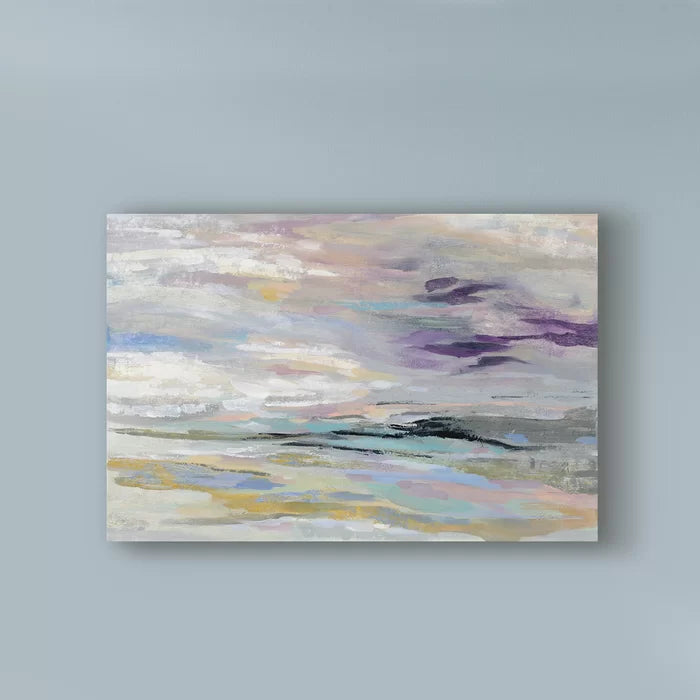30" H x 47" W x 2" D Sea And Sky by Silvia Vassileva - Wrapped Canvas Print