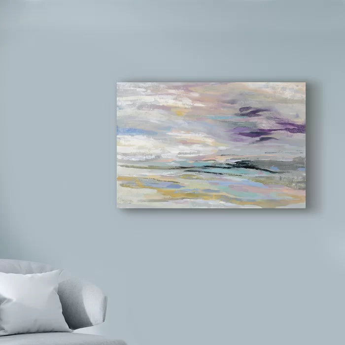 30" H x 47" W x 2" D Sea And Sky by Silvia Vassileva - Wrapped Canvas Print