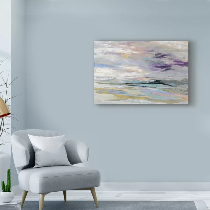 30" H x 47" W x 2" D Sea And Sky by Silvia Vassileva - Wrapped Canvas Print