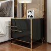 Black Seagraves 19.7'' Tall 2 - Drawer Nightstand