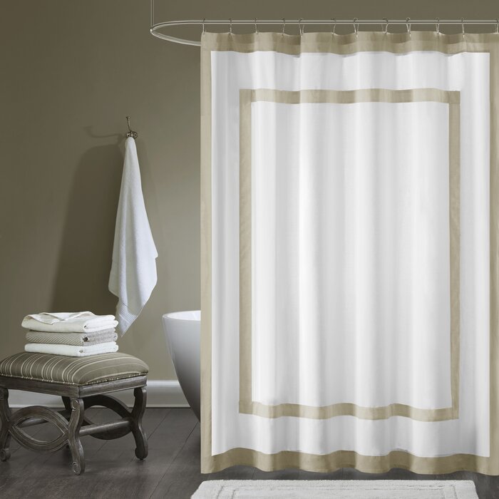 Searcy 100% Cotton Single Shower Curtain