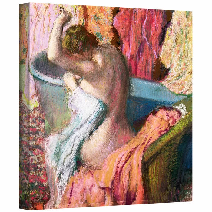 24" H x 24" W Seated Bather by Edgar Degas  Unframed Print on Canvas