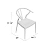 Set of 2 Red Selena Dining Chairs (#HA593)