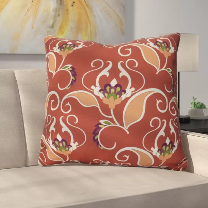 16" H x 16" W x 3" D Selina Square Pillow Cover & Insert