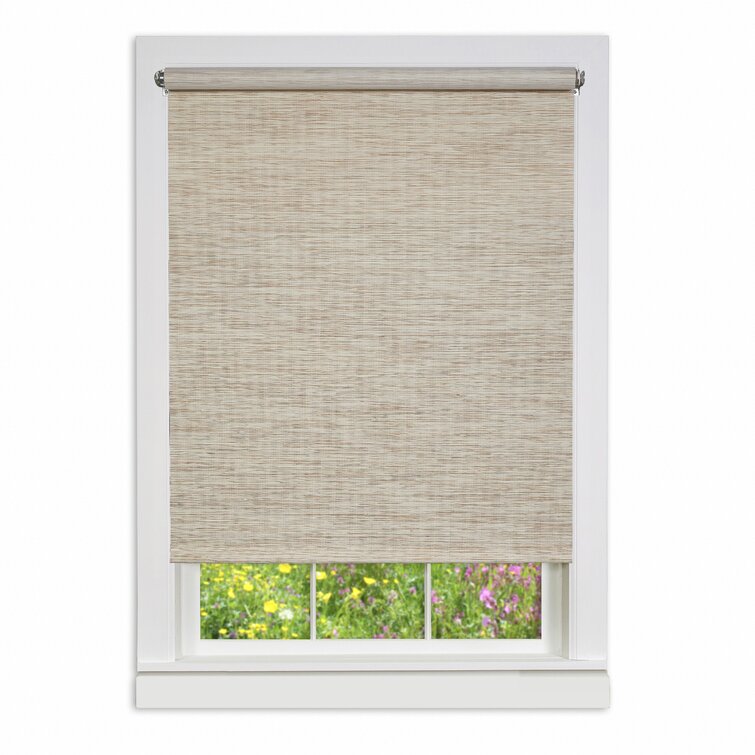 32"W x 72"L Natural Semi-Sheer Roller Shade