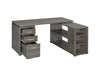 Dark Gray Senga Reversible L-Shape Executive Desk TTR416