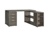 Dark Gray Senga Reversible L-Shape Executive Desk TTR416