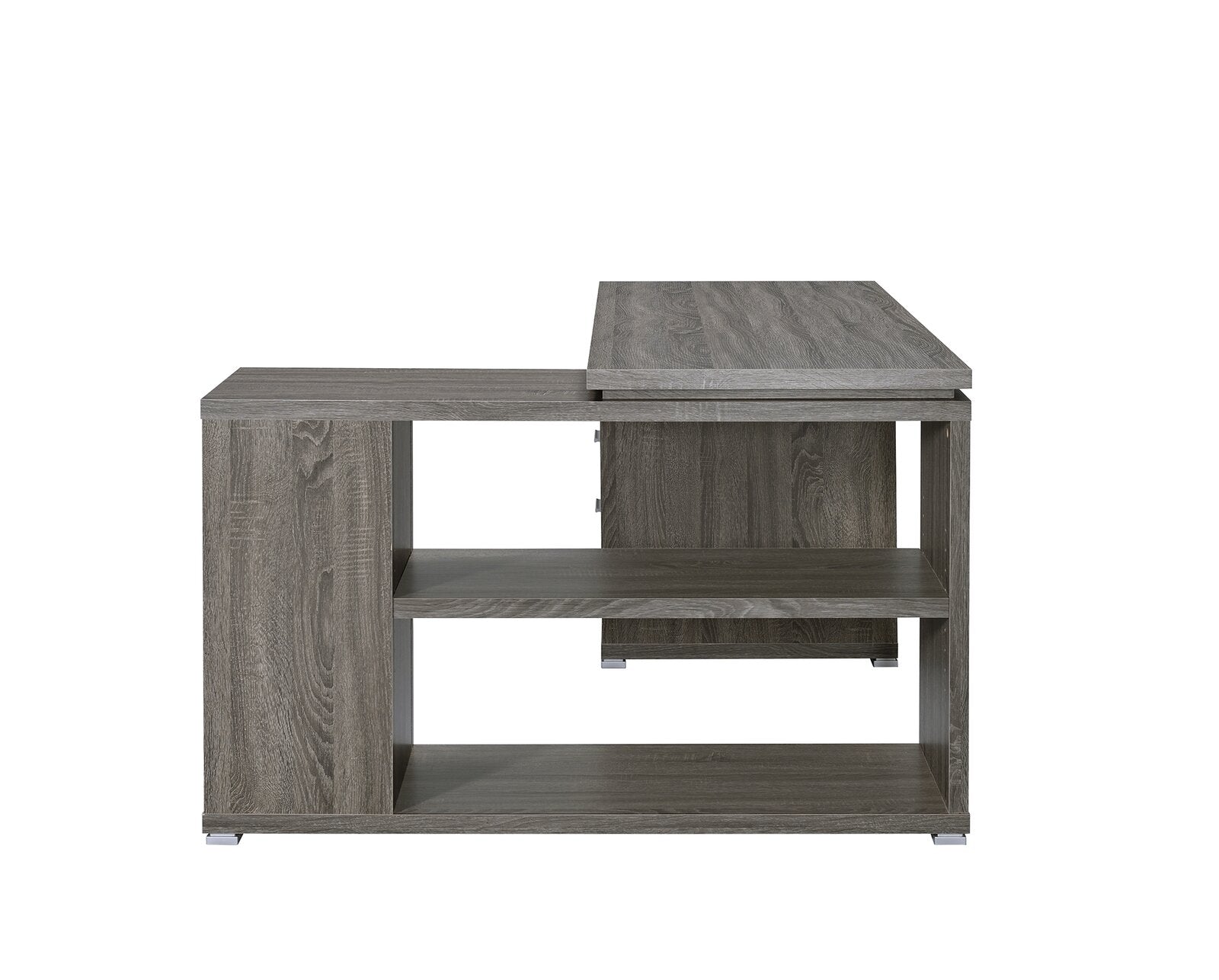 Dark Gray Senga Reversible L-Shape Executive Desk TTR416