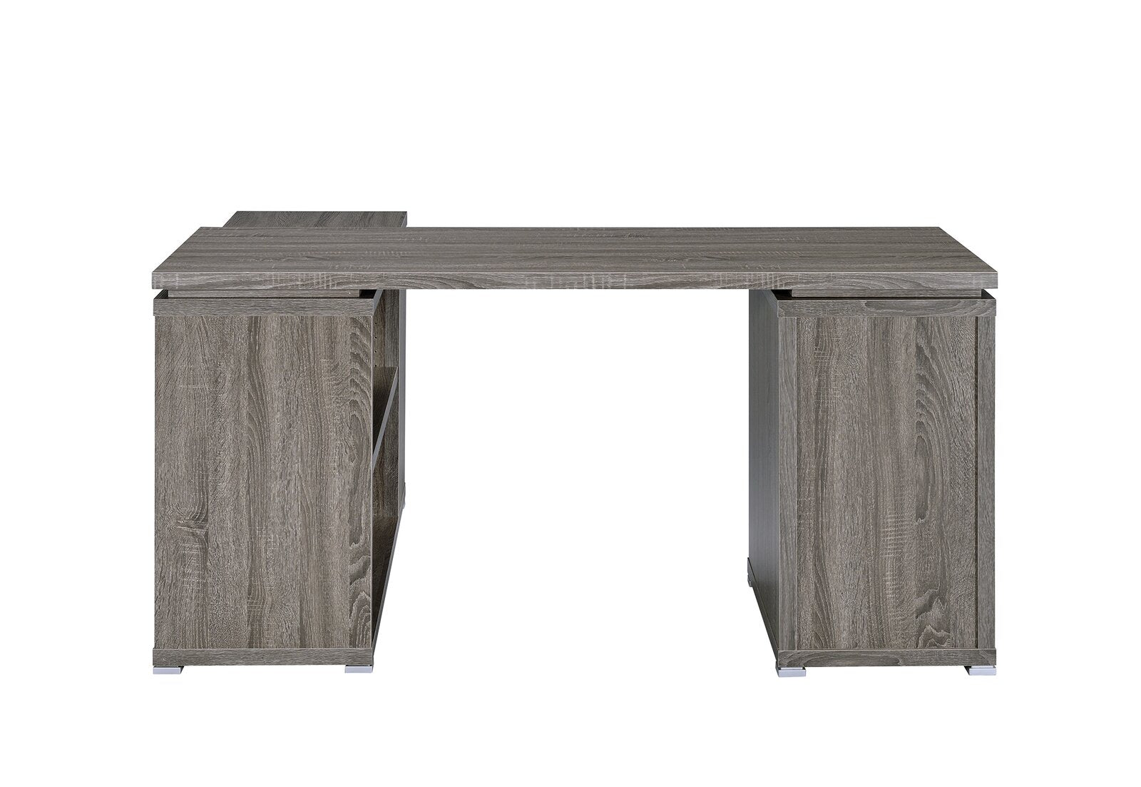 Dark Gray Senga Reversible L-Shape Executive Desk TTR416