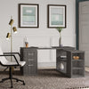 Dark Gray Senga Reversible L-Shape Executive Desk TTR416
