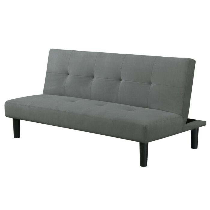 Eastwood 65" Armless Tufted Convertible Sleeper Futon Sofa