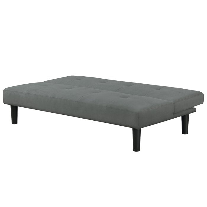 Eastwood 65" Armless Tufted Convertible Sleeper Futon Sofa