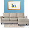 Serta - Harmon Rolled Arm Reversible Sectional