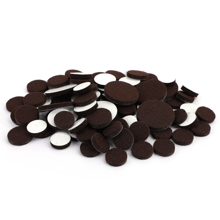 80 Piece Self-Stick Furniture Felt Pads For Hard Surfaces