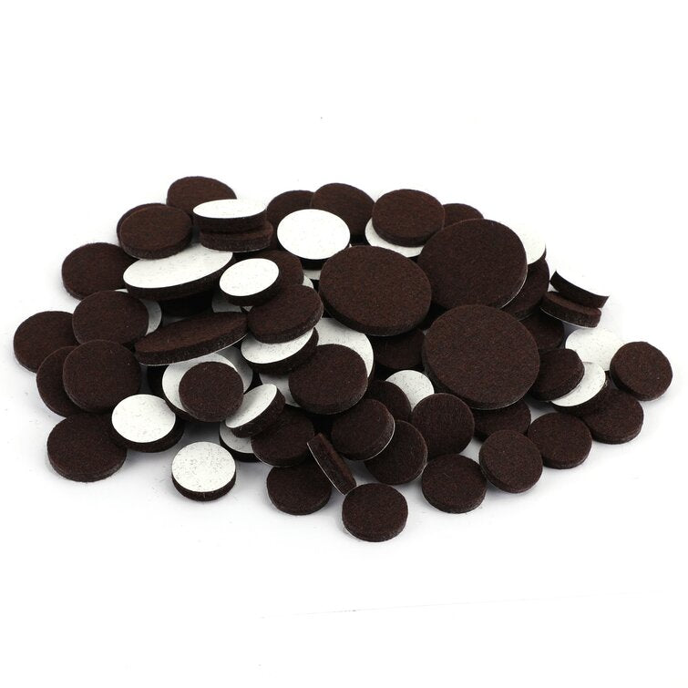 80 Piece Self-Stick Furniture Felt Pads For Hard Surfaces