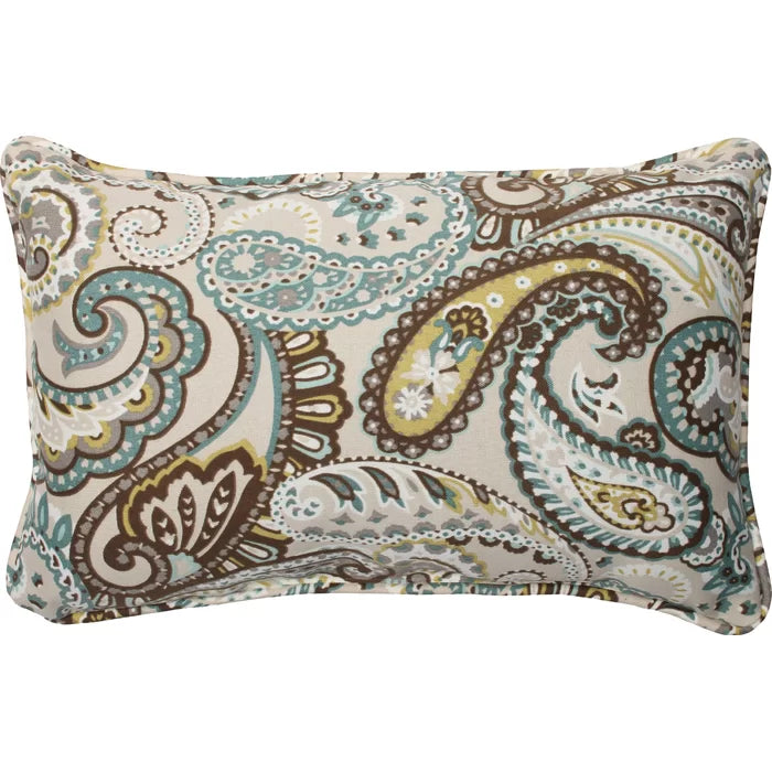 11.5" x 18.5" Shadella Outdoor Rectangular Pillow Cover & Insert (Set of 2)