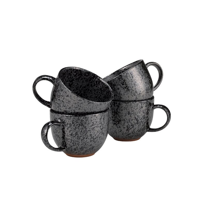 Black Shawn Coffee Mug (Set of 4) ss648