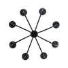 Black Shaylee  8 - Light Candle Style Empire Chandelier K7871