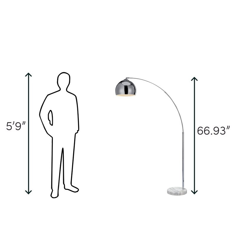 Shearwater 67" Arched Floor Lamp EJ703
