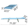 Blue Shelly 71.7'' Long Reclining Single Chaise pt596
