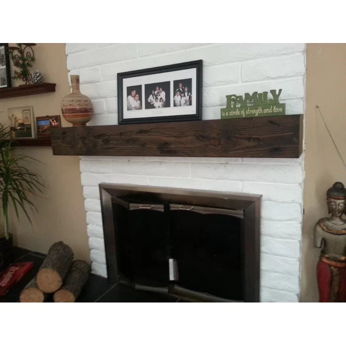 60"W x 8"D Shiela Fireplace Shelf Mantel