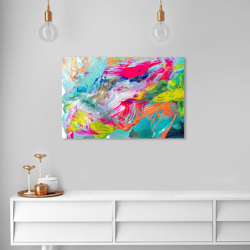 24" H x 36" W x 1.5" D Show Me Love - Painting on Canvas
