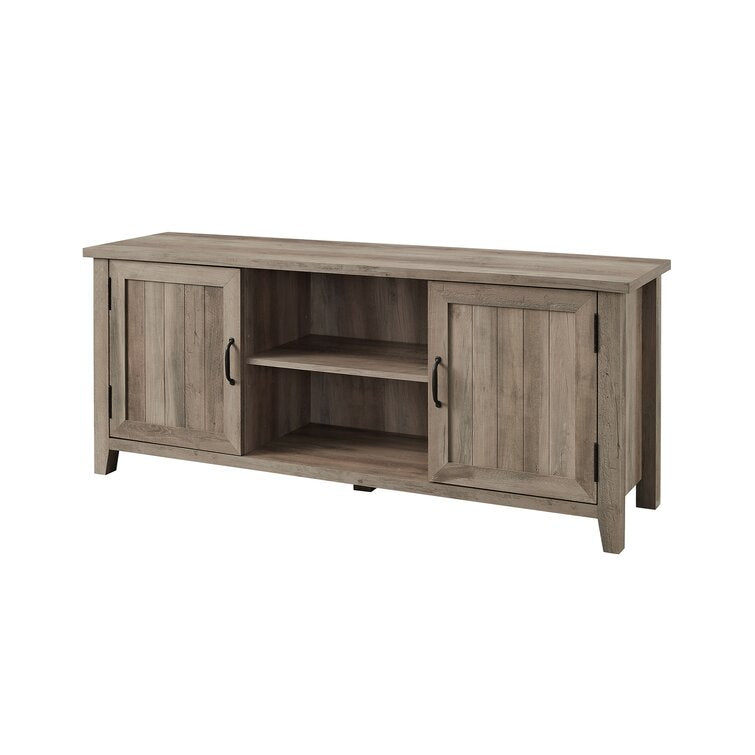 Gray Wash Shreffler  TV Stand for TVs up to 65" pt802