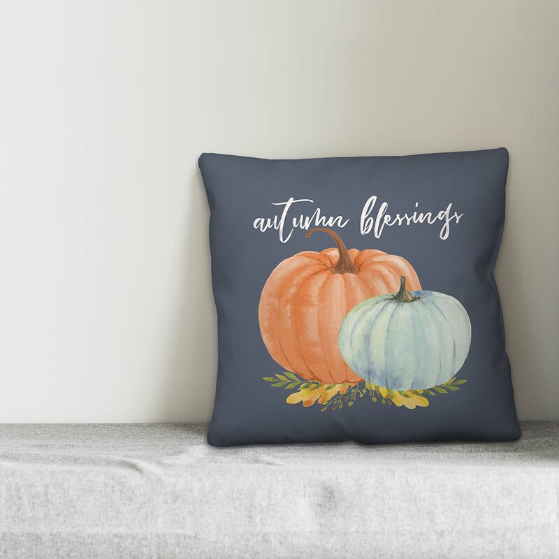 16" x 16" Sidra Autumn Blessings Throw Pillow Cover CYS113