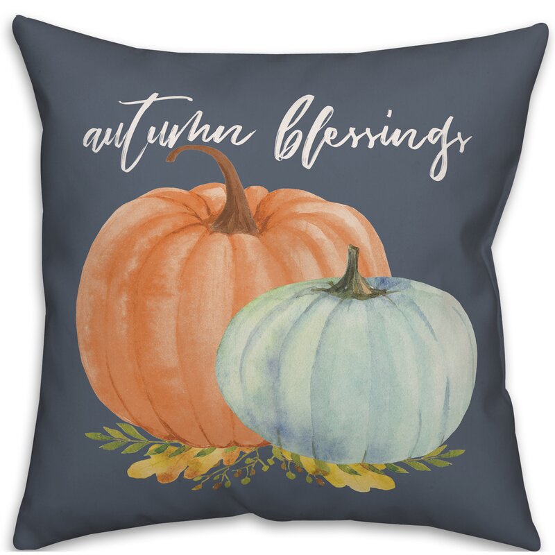 16" x 16" Sidra Autumn Blessings Throw Pillow Cover CYS113