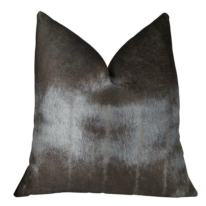 20" x 20" Silky Mink Handmade Luxury Faux Fur Pillow Cover & Insert