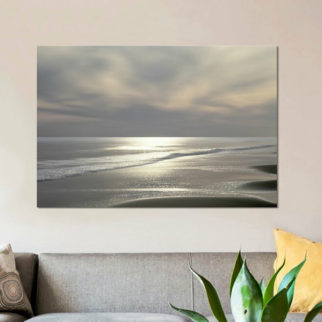 26" H x 40" W x 0.75" D Silver Light by Maggie Olsen - Wrapped Canvas Gallery-Wrapped Canvas Giclée CYB760