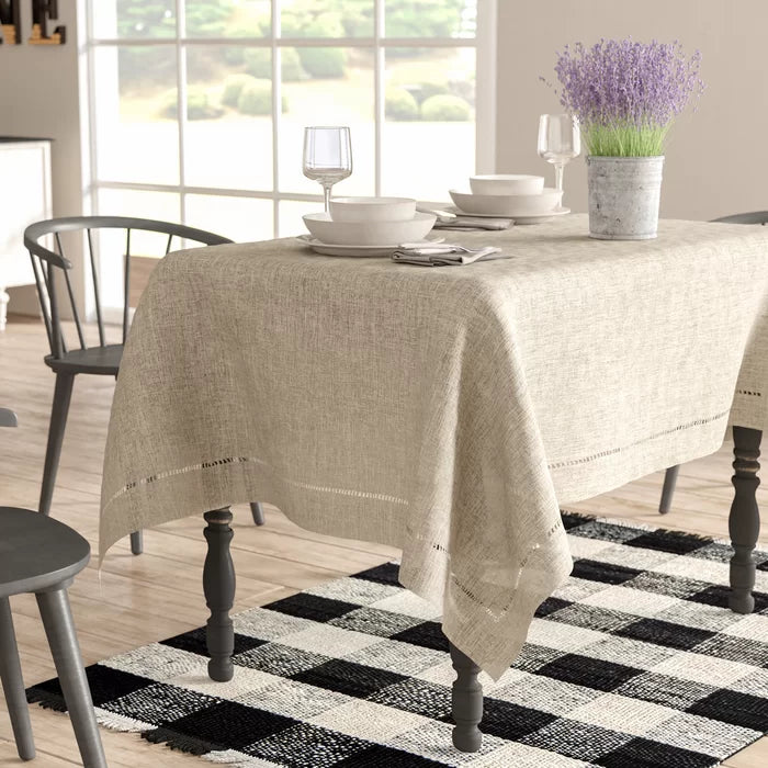 80" L x 80" W Silverlock Tablecloth